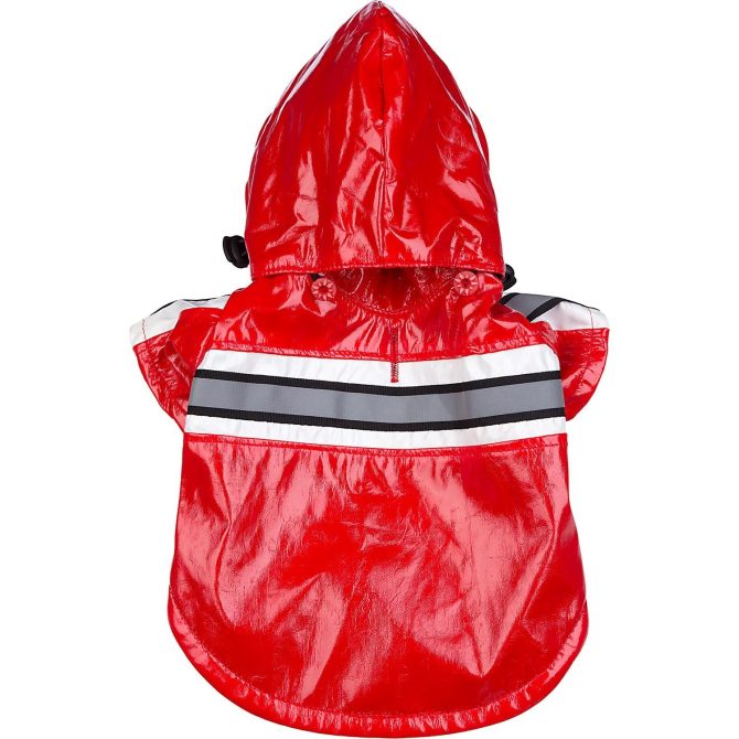 Reflecta-Glow Reflective Waterproof Adjustable Pvc Pet Raincoat - Image 5