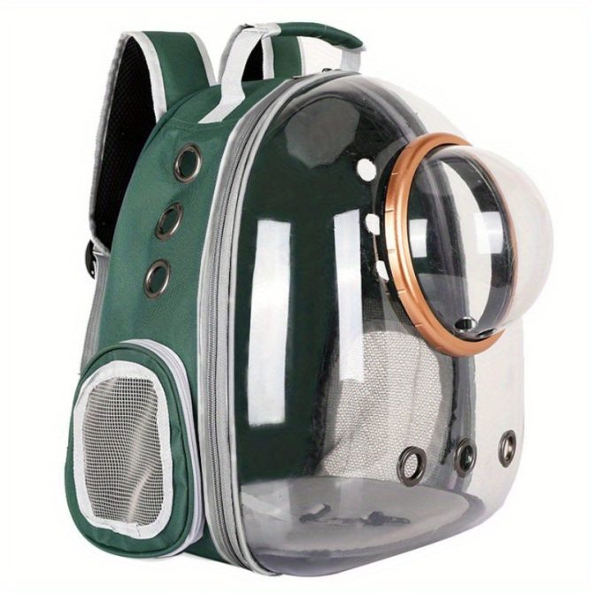 Pet Carrier Backpack, Space Capsule Bubble Cat Backpack Carrier, Waterproof Pet Backpack Outdoor Use - Image 8