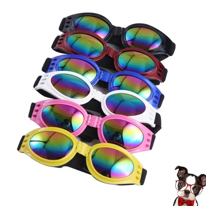 Pet Sunglasses For Dog & Cat; Foldable Dog Glasses For Outdoor; Cat Sunglasses; Pet Accessories - Image 33