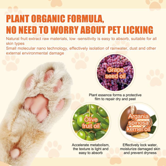 Pets moisturizing paw cream cats and dogs universal deep moisturizing soles of the feet paws meat pad dry crack care cream - Image 6