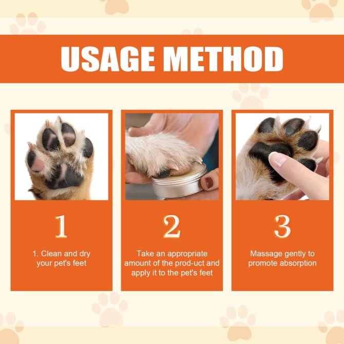 Pets moisturizing paw cream cats and dogs universal deep moisturizing soles of the feet paws meat pad dry crack care cream - Image 9