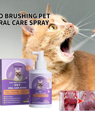 Dog and cat dental cleaning spray pet oral breath fresh deodorant deodorant cleaning agent 50ml