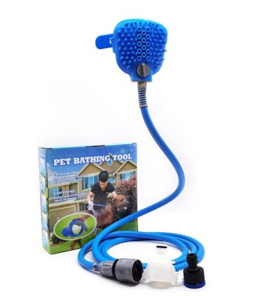 Dog shower nozzle Golden Bichon Satsuma dog bath silicone massage shower hose