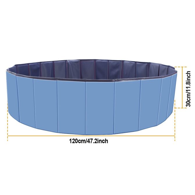 Foldable Pet Swimming Pool PVC Kiddie Baby Dog Swim Pool Bathing Tub Playmat Kids Pools - Image 8