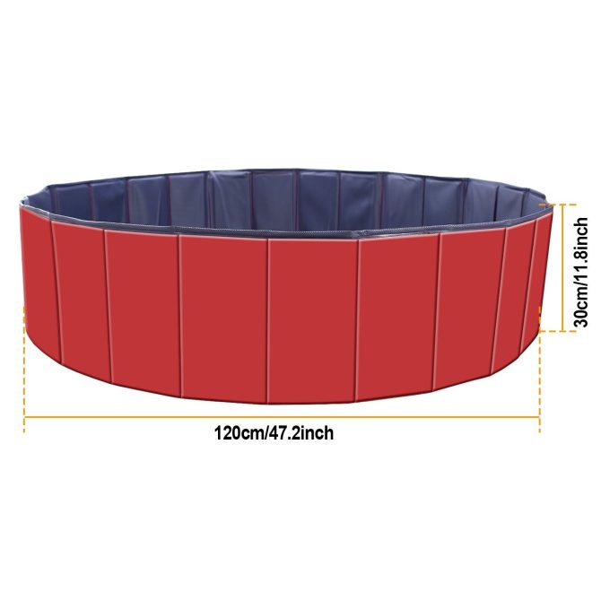 Foldable Pet Swimming Pool PVC Kiddie Baby Dog Swim Pool Bathing Tub Playmat Kids Pools - Image 17