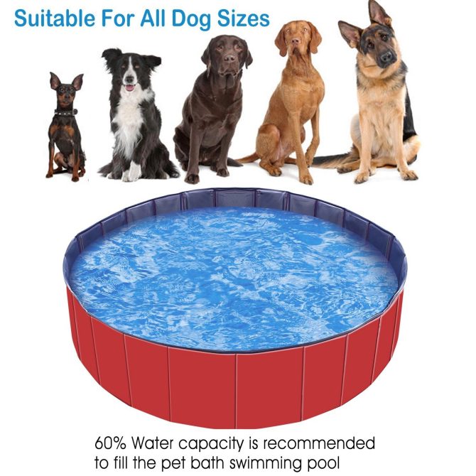 Foldable Pet Swimming Pool PVC Kiddie Baby Dog Swim Pool Bathing Tub Playmat Kids Pools - Image 18