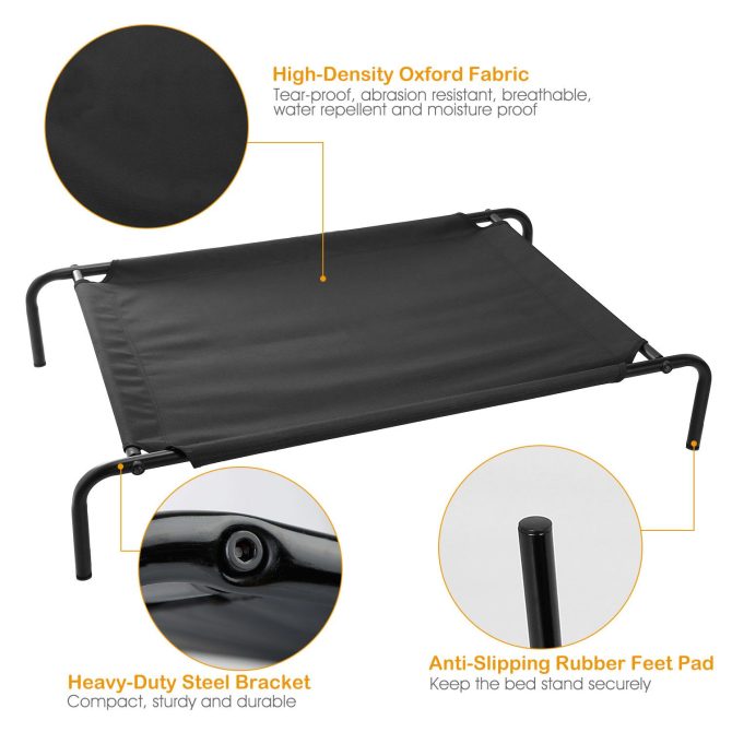 Elevated Pet Bed Dogs Cot Dogs Cats Cool Bed L Size - Image 2