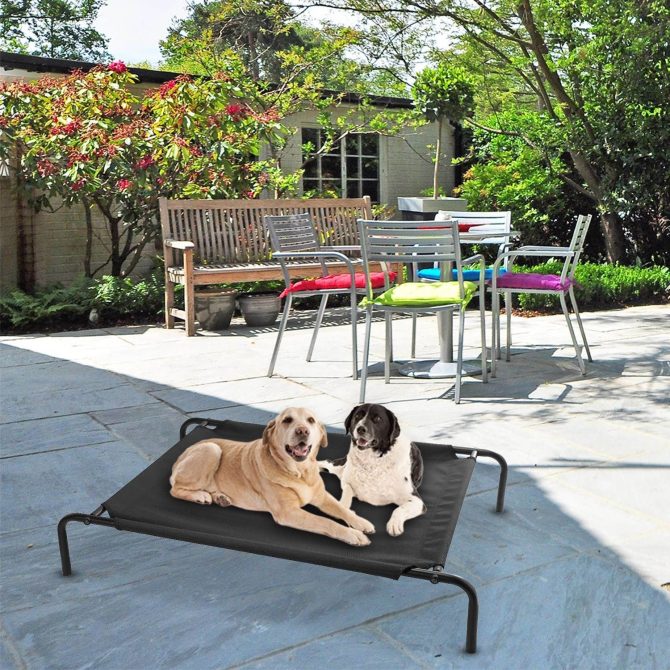 Elevated Pet Bed Dogs Cot Dogs Cats Cool Bed L Size - Image 11