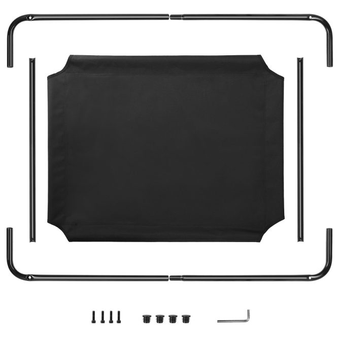 Elevated Pet Bed Dogs Cot Dogs Cats Cool Bed L Size - Image 6
