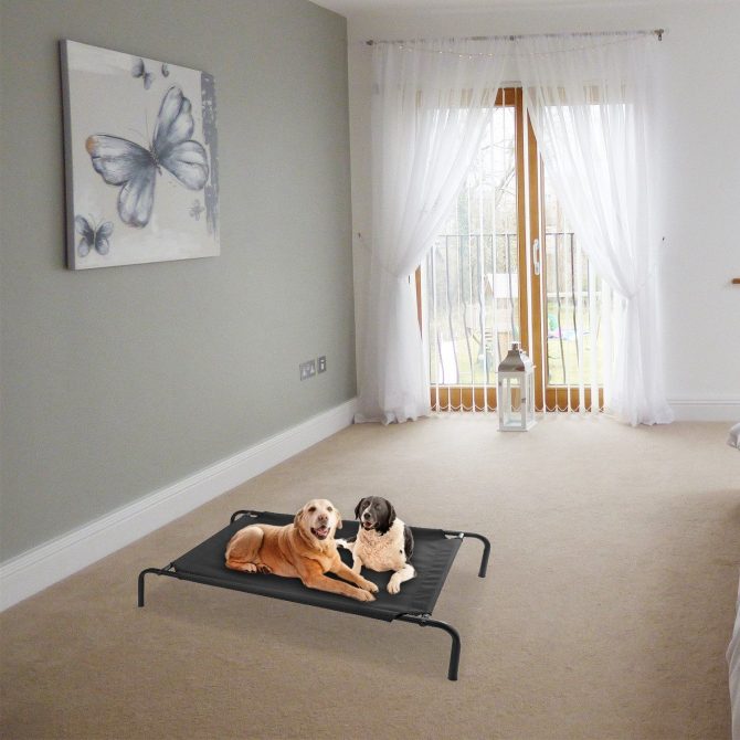 Elevated Pet Bed Dogs Cot Dogs Cats Cool Bed L Size - Image 10