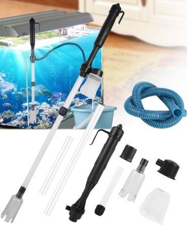 Battery-Operated Aquarium Vacuum Gravel Cleaner