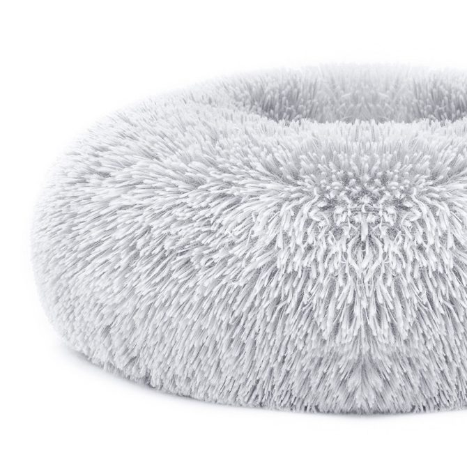 Pet Dog Bed Soft Warm Fleece Puppy Cat Bed Dog Cozy Nest Sofa Bed Cushion M Size - Image 8