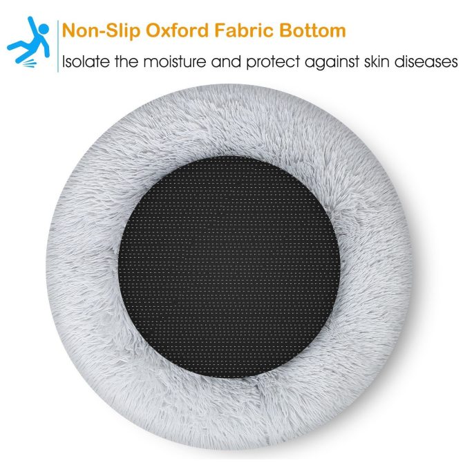 Pet Dog Bed Soft Warm Fleece Puppy Cat Bed Dog Cozy Nest Sofa Bed Cushion M Size - Image 10