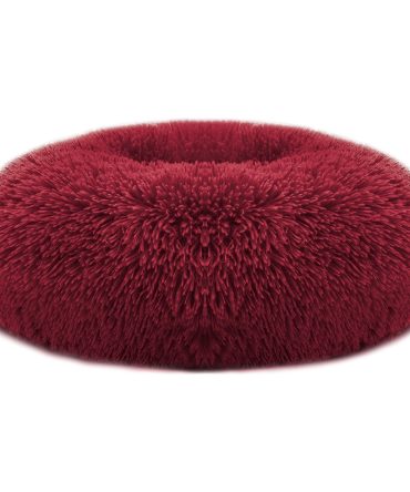 Pet Dog Bed Soft Warm Fleece Puppy Cat Bed Dog Cozy Nest Sofa Bed Cushion M Size