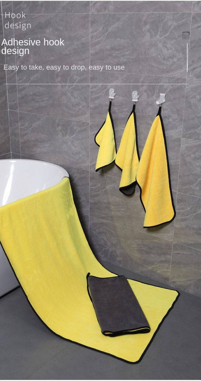 New coral velvet speed pet dry towel dog cat bath towel soft absorbent pet bath towel - Image 10