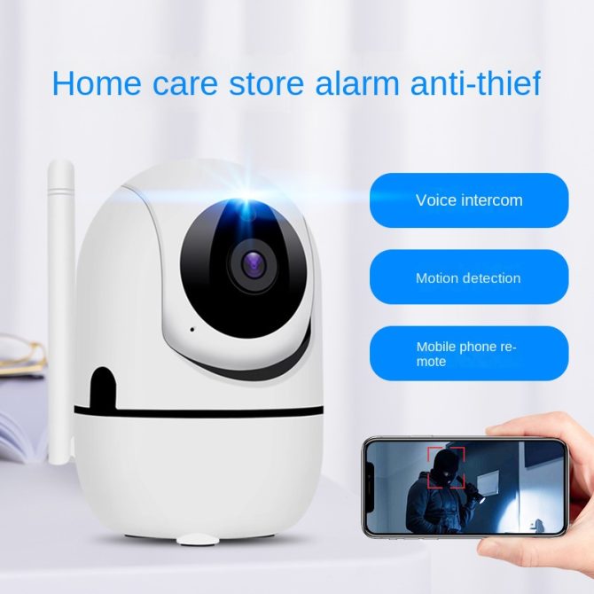 1080p WiFi pet Camera 360 Degree Home Camera with App; Night Vision; 2-Way Audio; pet camera; Motion Tracking; Sound Detection; Local&Cloud Storage - Image 3