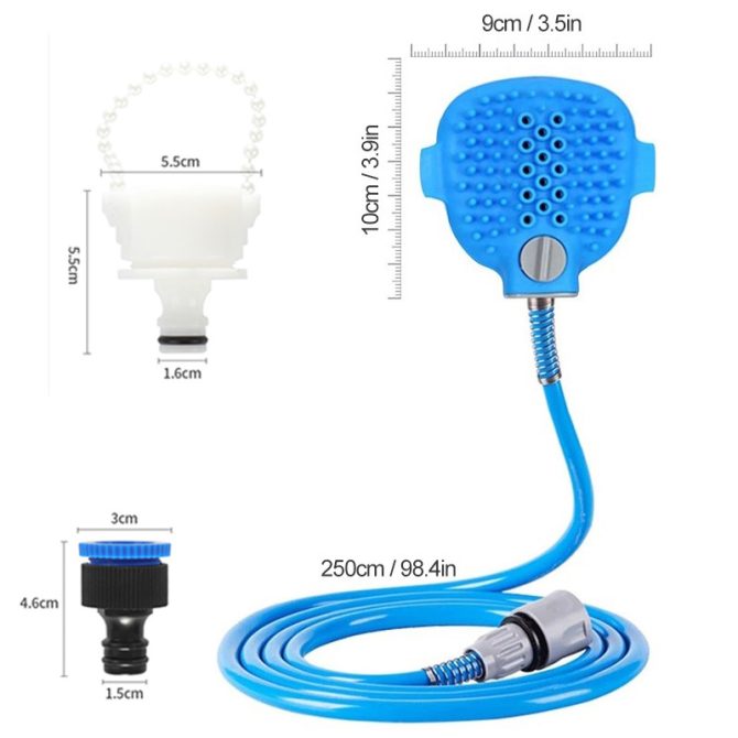 New Pet Bath Head Tool Comfortable Massager Shower Head Tool Cleaning Washing Sprayer Dog Brush Pet Bathing Supplies - Image 3