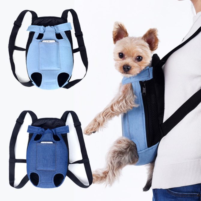 Denim Pet Dog Backpack Outdoor Travel Dog Cat Carrier Bag for Small Dogs Puppy Kedi Carring Bags Pets Products Trasportino Cane - Image 16