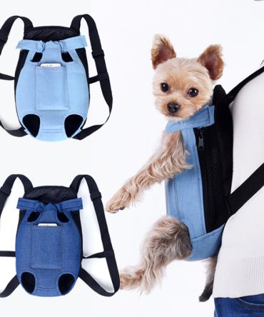 Denim Pet Dog Backpack Outdoor Travel Dog Cat Carrier Bag for Small Dogs Puppy Kedi Carring Bags Pets Products Trasportino Cane