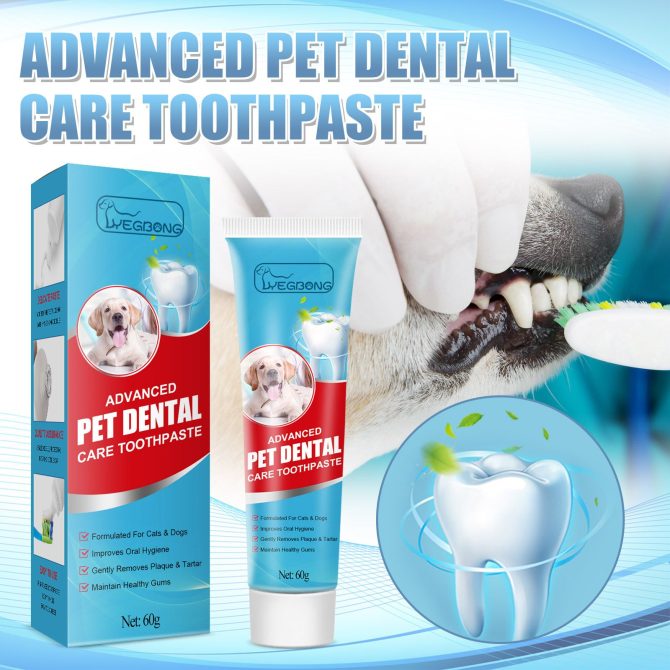 Pet toothpaste dog fresh breath in addition to bad breath tartar cleaning cats and cats oral care edible - Image 6