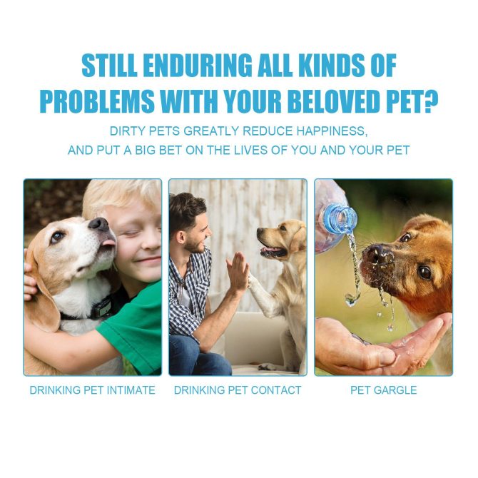 Pet toothpaste dog fresh breath in addition to bad breath tartar cleaning cats and cats oral care edible - Image 7