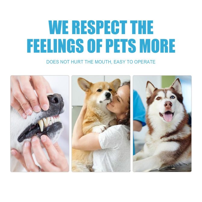 Pet toothpaste dog fresh breath in addition to bad breath tartar cleaning cats and cats oral care edible - Image 8