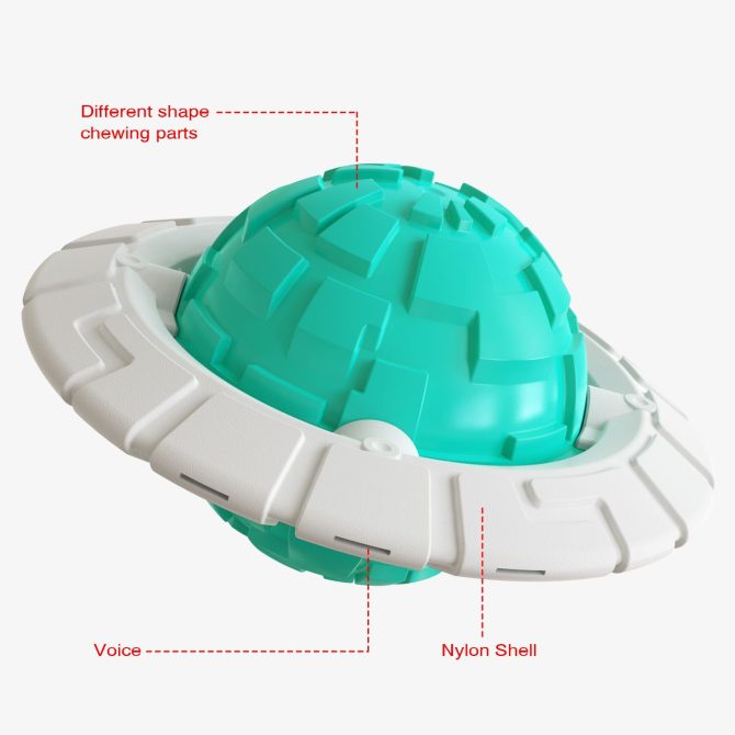Dog Toy Sound Molar Decompression Dall Training Interactive Flying Saucer Dog Toothbrush Medium and Large Dog Pet Supplies - Image 3