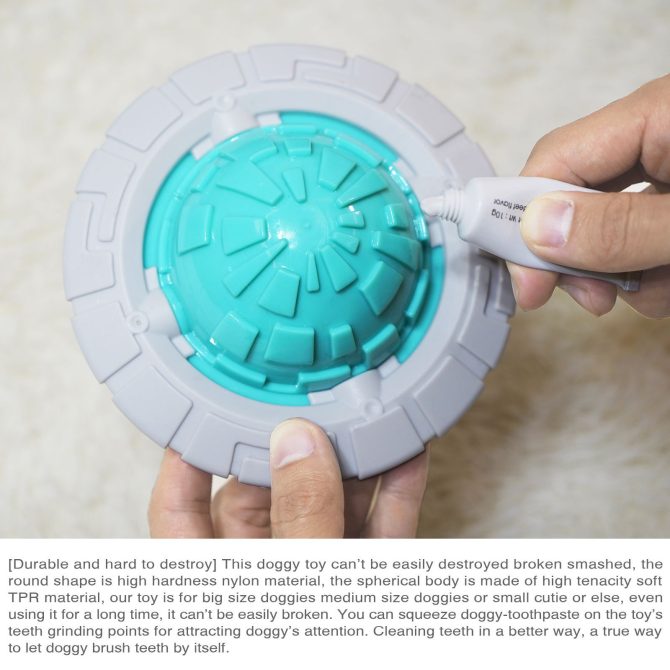 Dog Toy Sound Molar Decompression Dall Training Interactive Flying Saucer Dog Toothbrush Medium and Large Dog Pet Supplies - Image 6
