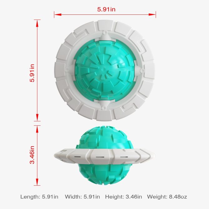 Dog Toy Sound Molar Decompression Dall Training Interactive Flying Saucer Dog Toothbrush Medium and Large Dog Pet Supplies - Image 7