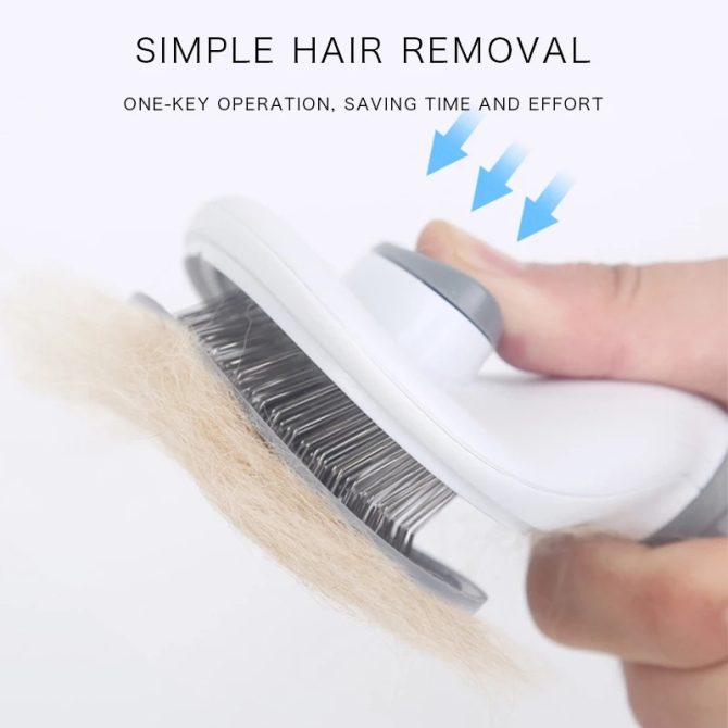 Pet Comb Stainless Steel Needle Comb Dog And Cat Hair Removal Floating Hair Cleaning Beauty Skin Care Pet Dog Cleaning Brush - Image 10