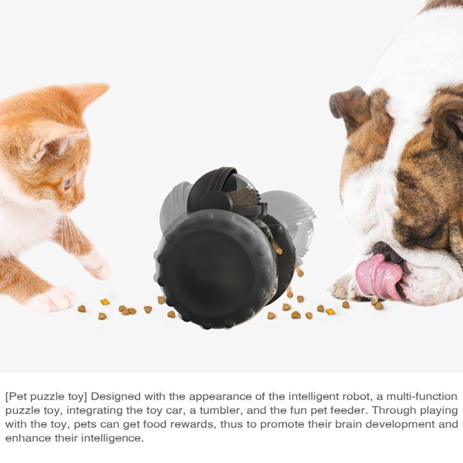 PawPartner Dog Tumbler Interactive Toys Increases Pet IQ Slow Feeder Labrador French Bulldog Swing Training Food Dispenser - Image 27