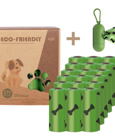 Degradable Bone Print Pet Poop Bag; Doggie Poop Bags; Dog Waste Bags