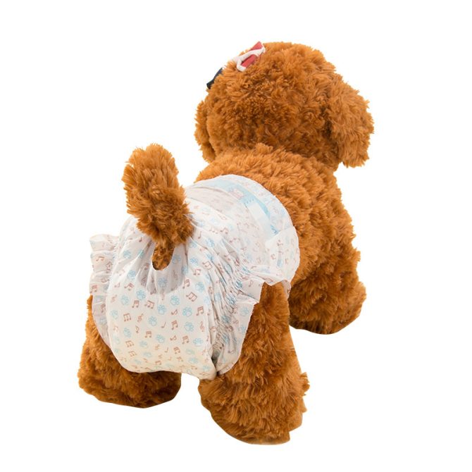 Small dog disposable diapers; Small dog physiological pants Female dog sanitary napkin Safety underwear Male dog diapers - Image 5