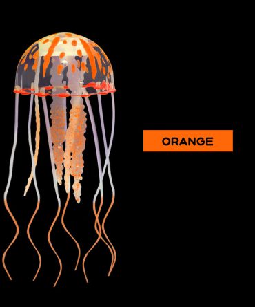 Aquarium Ornament; Artificial Swim Glowing Effect Jellyfish For Fish Tank; Luminous Ornament