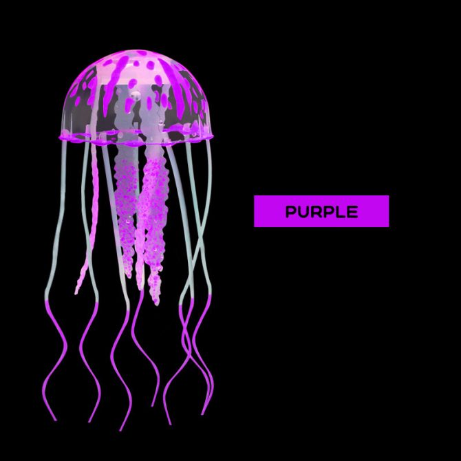 Aquarium Ornament; Artificial Swim Glowing Effect Jellyfish For Fish Tank; Luminous Ornament - Image 28