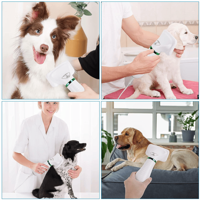 Pet hair comb Dog and cat hair dryer 2 and 1 pet supplies Pet hair Dryer with Slicker Brush; pet grooming - Image 8