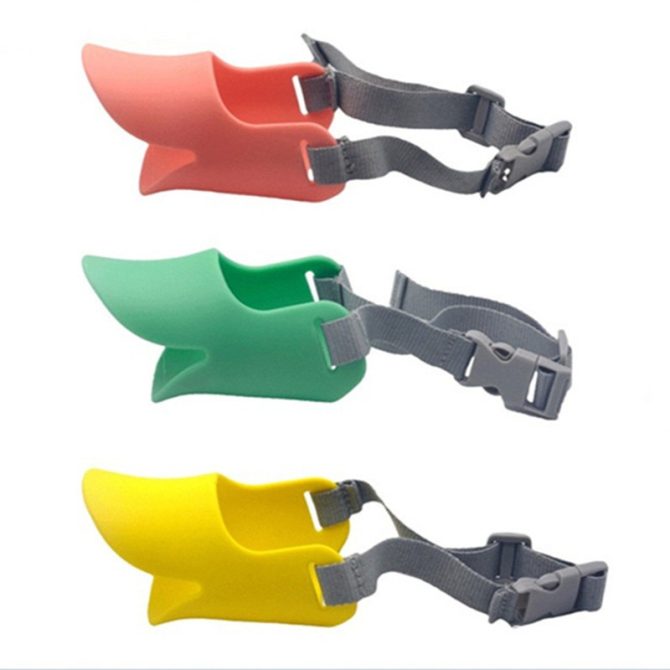 dog mouth cover; Dog muzzle; soft silicone mask; bite-proof; barking-proof and eating-proof. - Image 10