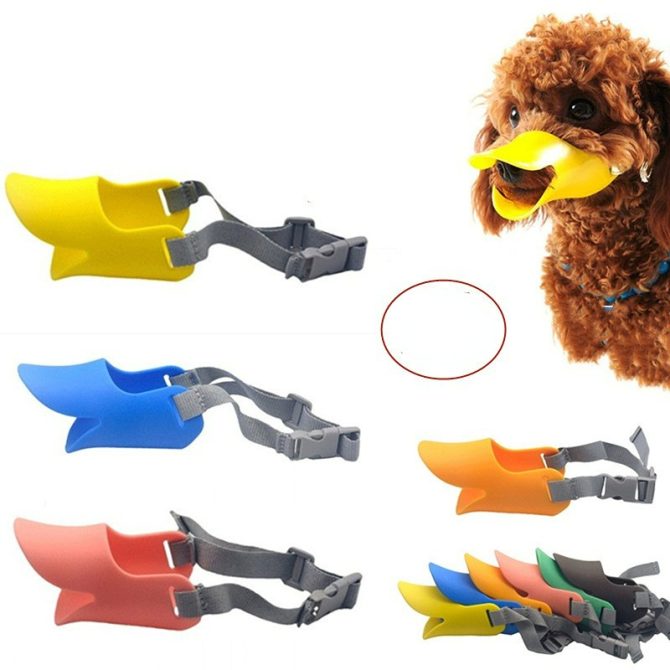 dog mouth cover; Dog muzzle; soft silicone mask; bite-proof; barking-proof and eating-proof. - Image 6
