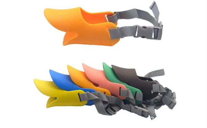 dog mouth cover; Dog muzzle; soft silicone mask; bite-proof; barking-proof and eating-proof. - Image 27