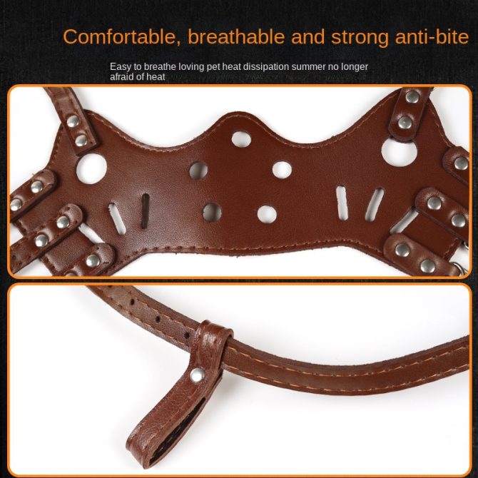Dog mouth mask; anti-barking; anti-bite; dog mouth cover; puppy medium and large dogs; small dog masks; teddy golden retriever barker - Image 37