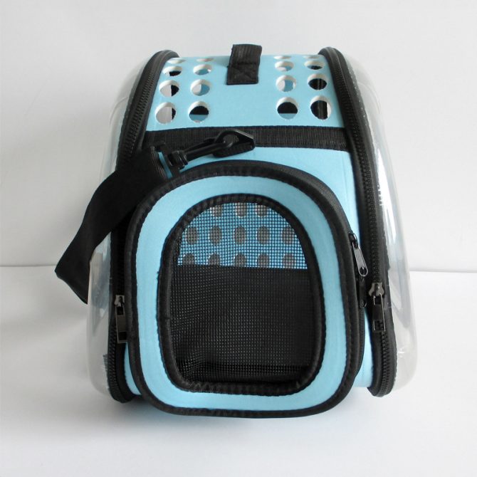 Pet Carrier; Foldable Portable Soft Side; Handbag for pets; Transparent Capsule Pocket Design; for cat Carrier; Dog Carrier; Rabbit Carrier; Suitable for Outdoor Travel - Image 2