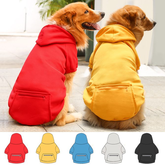 Plaid Dog Hoodie Pet Clothes Sweaters with Hat and Pocket Christmas Classic Plaid Small Medium Dogs Dog Costumes - Image 24
