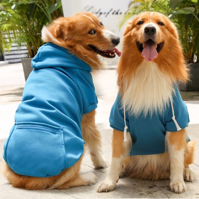 Plaid Dog Hoodie Pet Clothes Sweaters with Hat and Pocket Christmas Classic Plaid Small Medium Dogs Dog Costumes - Image 37
