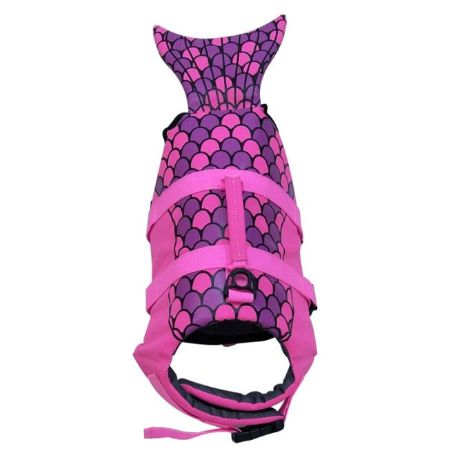 Dog Life Jacket Shark; Dog Lifesaver Vests with Rescue Handle for Small Medium and Large Dogs; Pet Safety Swimsuit Preserver for Swimming Pool Beach Boating - Image 25