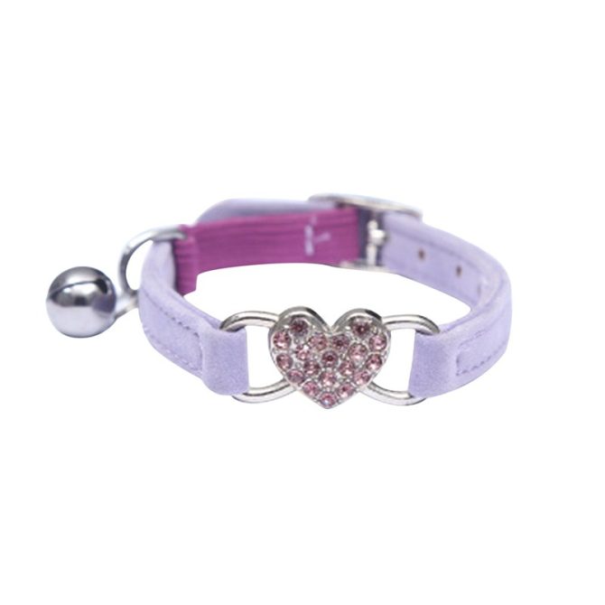 Pet Collar Adjustable Soft Collar With Bell For Dogs Kitten Cats - Image 29