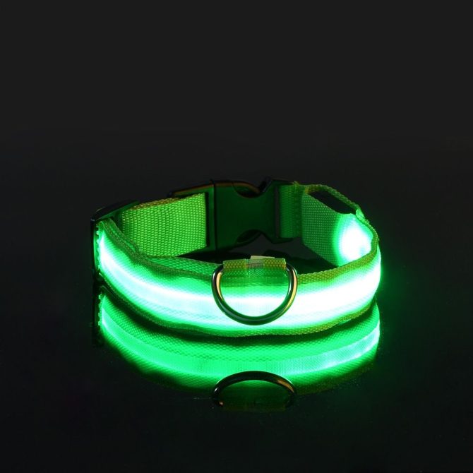 Glow-In-The-Dark Pet Collar For Dog & Cat; LED Dog Collar For Night Walking; USB charging - Image 168