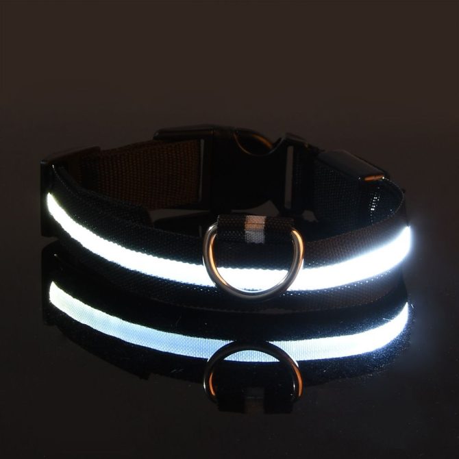 Glow-In-The-Dark Pet Collar For Dog & Cat; LED Dog Collar For Night Walking; USB charging - Image 170