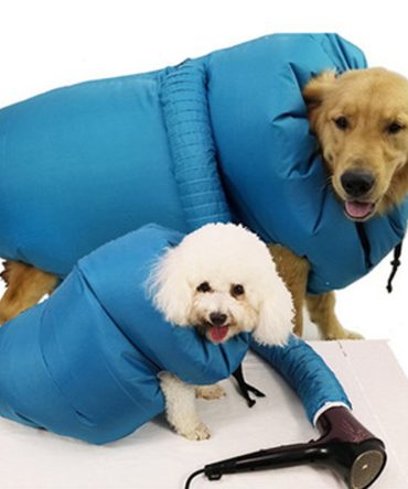 Dog Drying Coat; Pet Drying Bag Use With Dog Blower Grooming Dryer; Protable Fast Easy Blower
