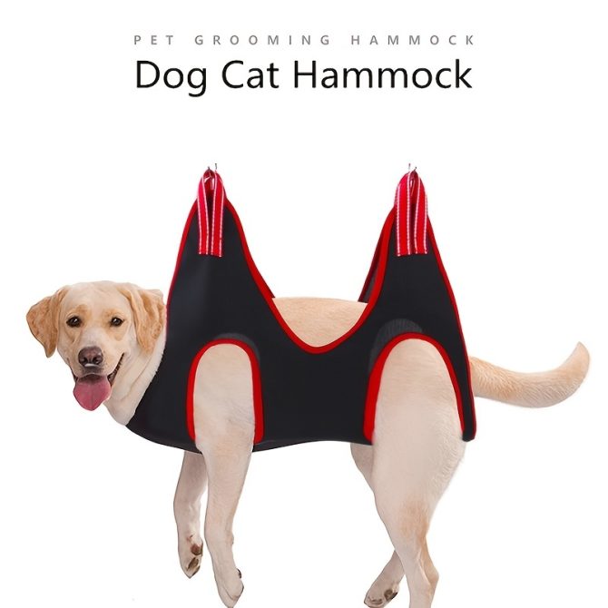 Pet Grooming Hammock For Dog & Cat; Cat Hammock Restraint Bag For Bathing Trimming Nail Clipping - Image 66