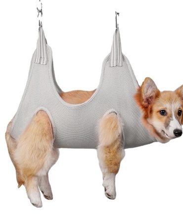 Pet Dog Grooming Hammock Harness For Cat Dog Hammock Restraint Bag Grey